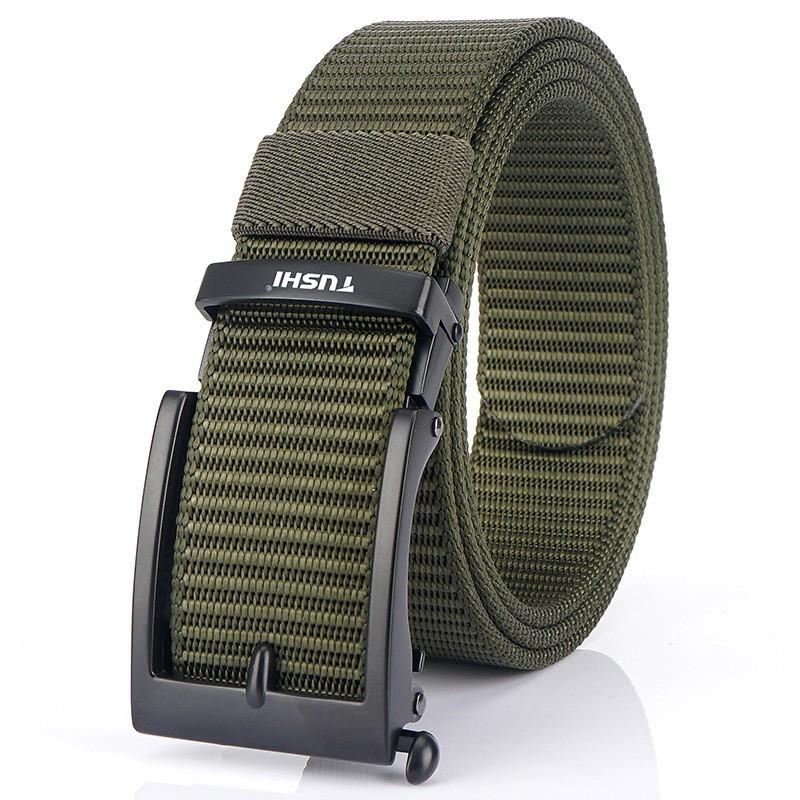 3.5 Nylon Belt Men's Canvas Young Students Korean Automatic Buckle