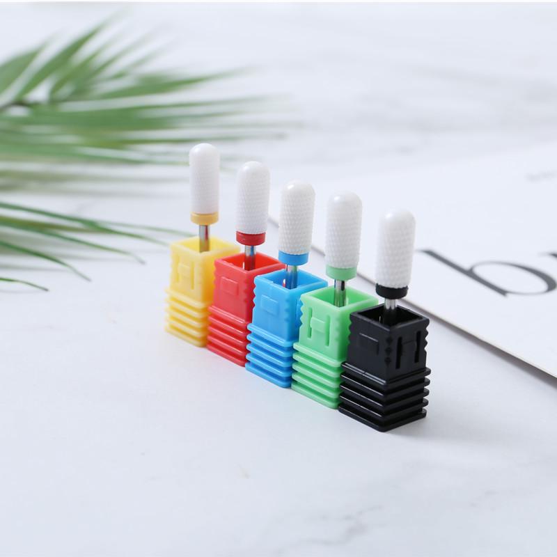 Nail Ceramic Grinding Head Single Corn Shape Nail Electric Grinder Special Accessories Grinding Head