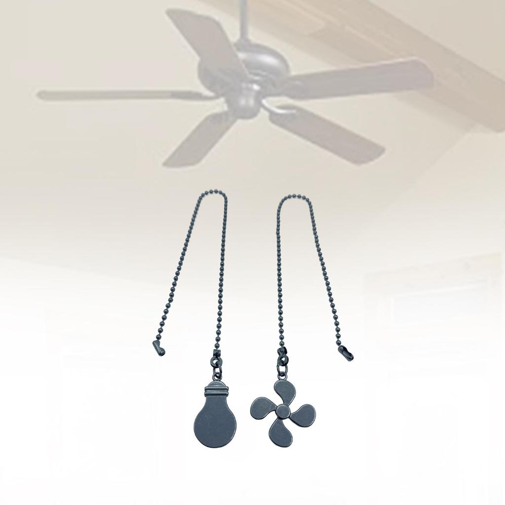 Ceiling Fan Pull Chain Ornaments Fan Extension Chain for Lamp Ceiling Fan