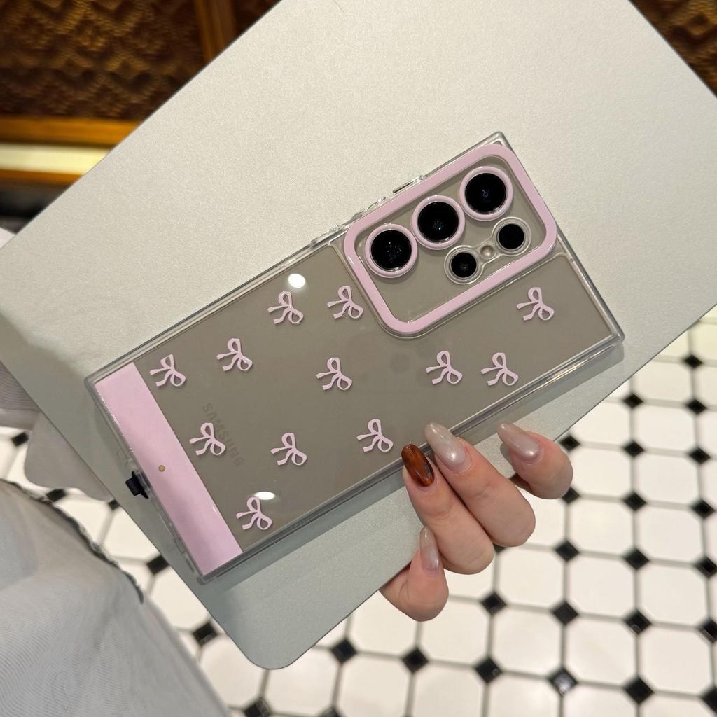 Incoming Call Flash Bow Is Suitable for Samsung S25Ultra Mobile Phone Case A56 Voice-activated Induction Incoming Call Flash Transformation