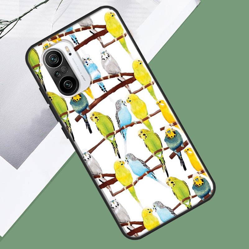 Animal Parrot Birds Case For Xiaomi 13 14 15 Ultra 13T 14T 15T Pro 17 Pro Max POCO F7 F5 F6 X5 X6 X7 Pro Cover
