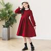 Stylish Red Spring and Autumn Dress for Girls - New Year's Collection