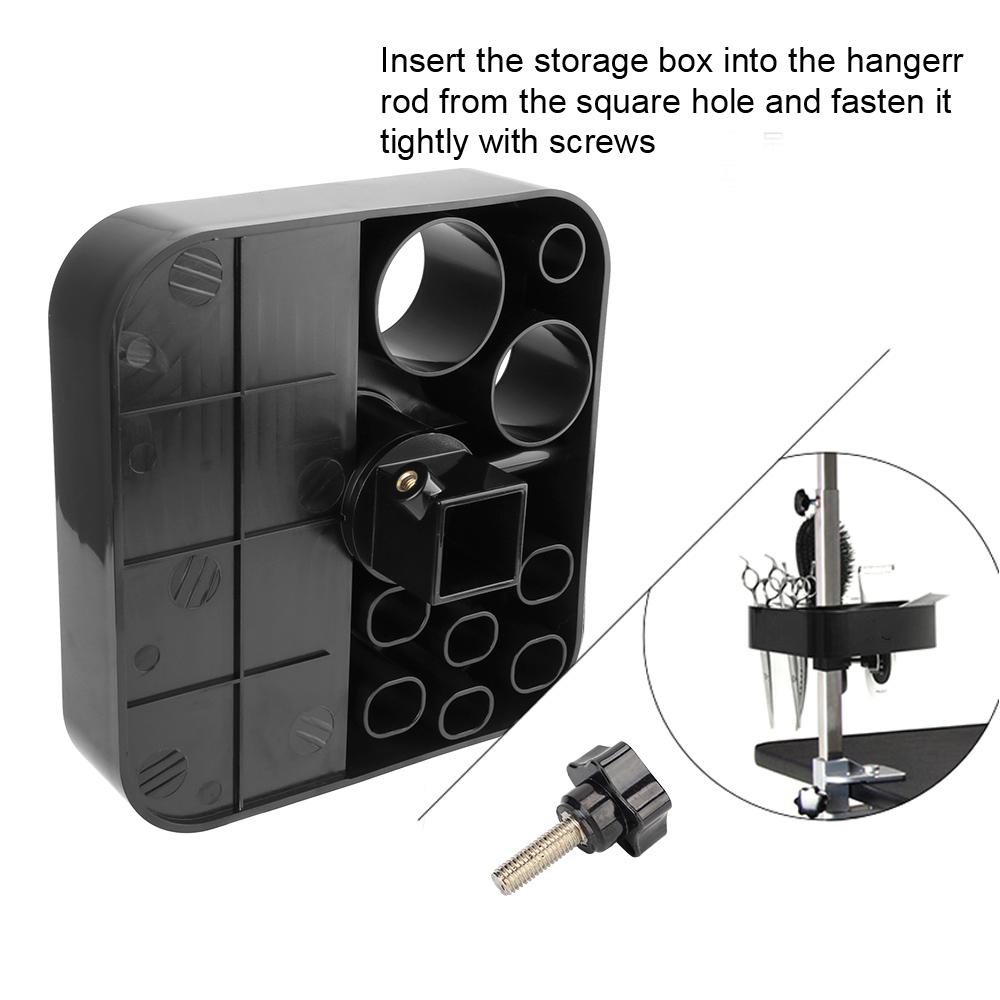 Plastic Storage Box Table Scissors Dog Comb Boxes Brushes Organizer On the Bracket Dog Cat Supplies Pet Grooming Tools Groomer Tool