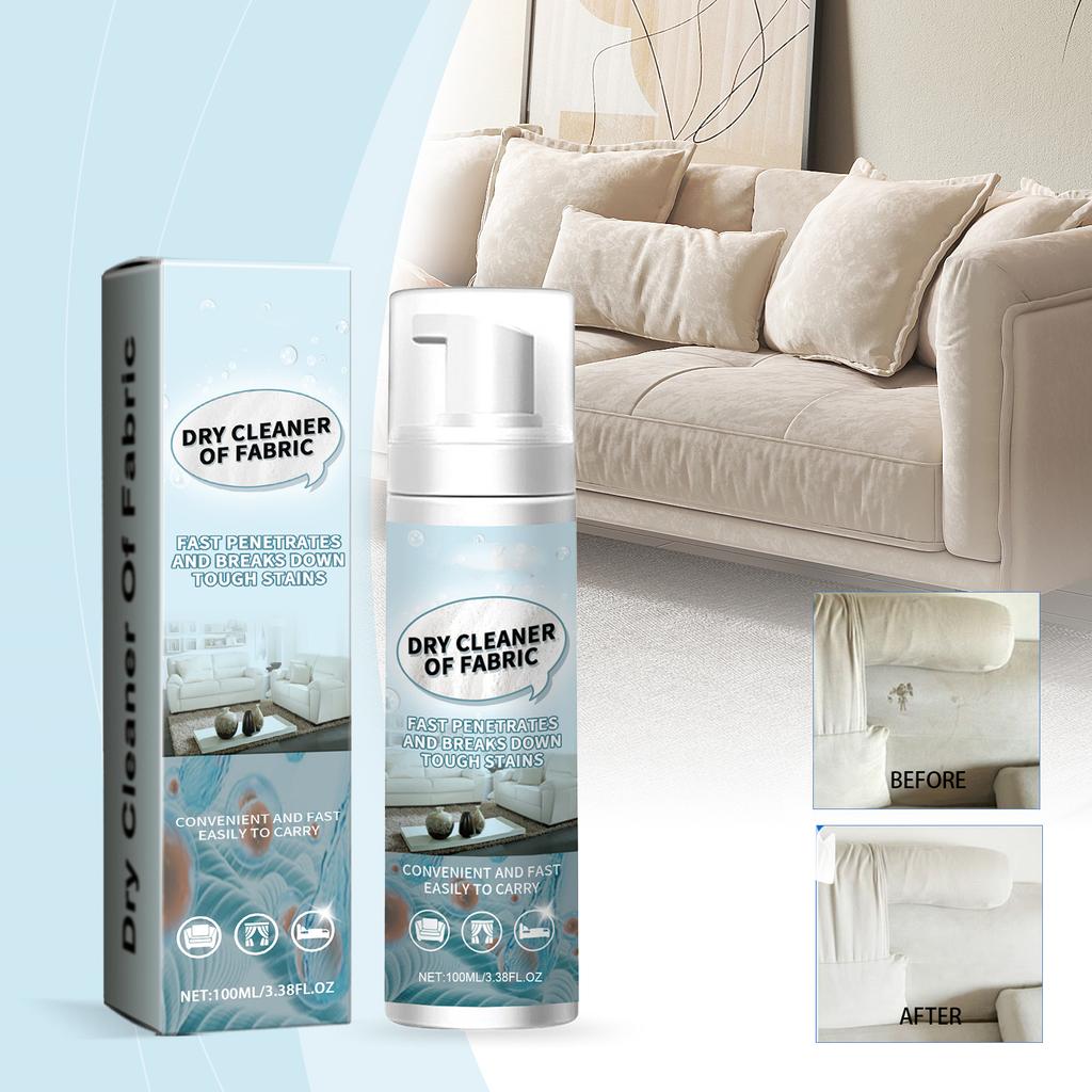 Schaumreiniger, Kleiderreinigung, Dekontamination, Trockenreinigung, Teppich, Vorhang, Sofa, Wasserfreier Reiniger 100ml