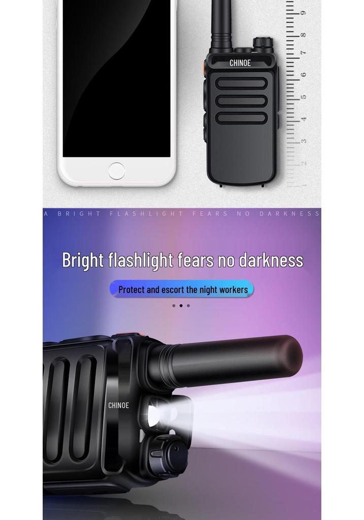 Zhongnuo D008A High-Power 10km Outdoor Walkie-Talkie for Construction and Mountain Use