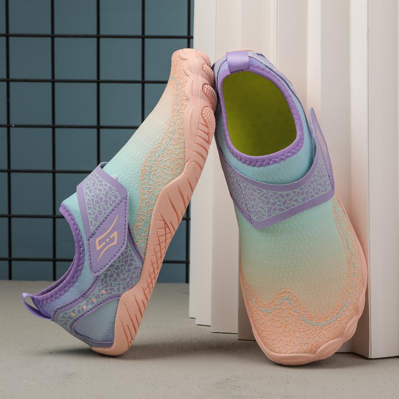 

Обувь для воды, мужская и женская пляжная обувь для воды, быстросохнущая детская обувь босиком, болотные кроссовки для родителей и детей, обувь для плавания 39 фиолетовый