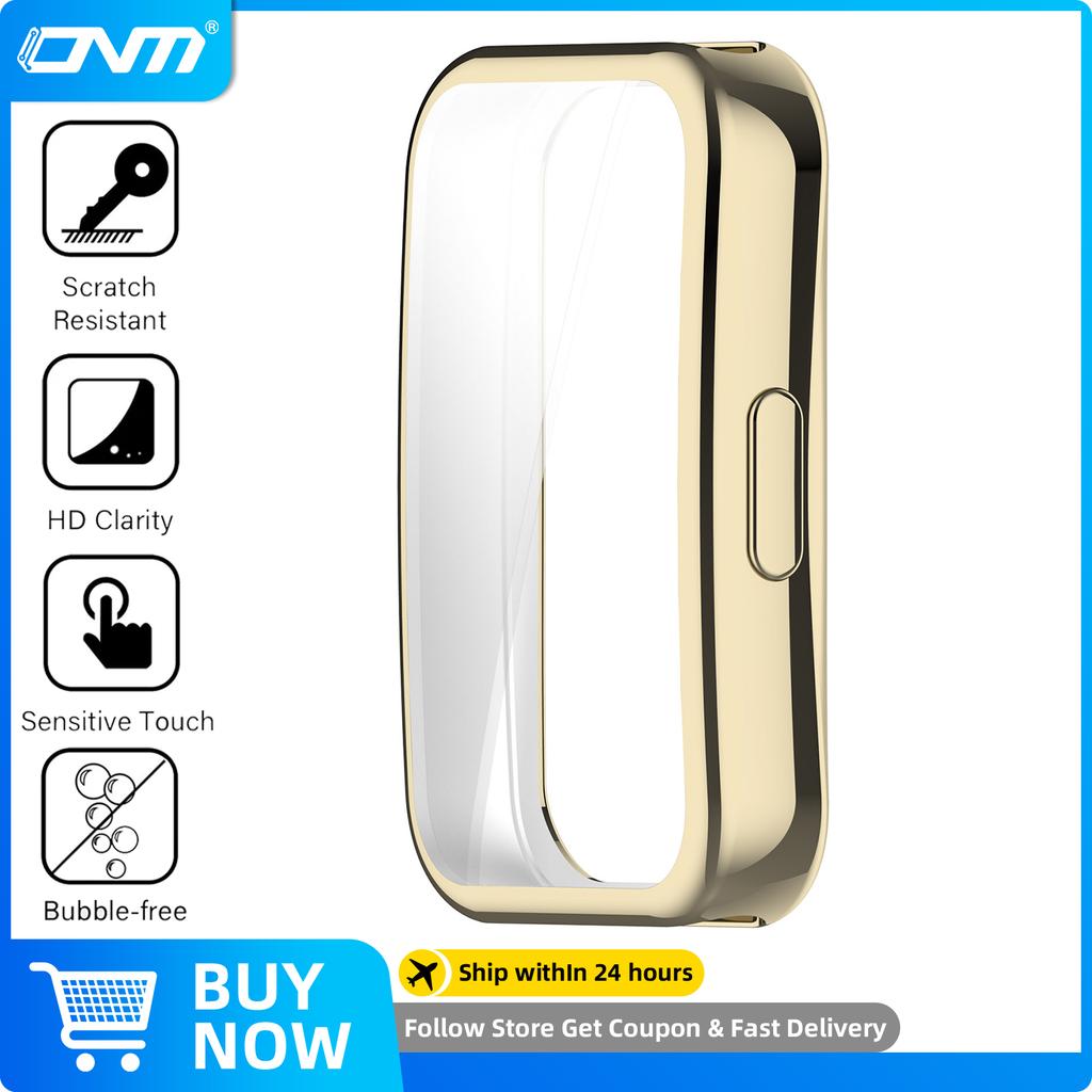 Pouzdro pro Huawei Band 10 9 8 Ochranné pouzdro na displej Měkký TPU Všestranný ochranný nárazník Kryt pro Huawei Band10/9/8 Příslušenství