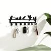 Vintage Bird Wall Hook Rustproof Iron Key Holder Organizer