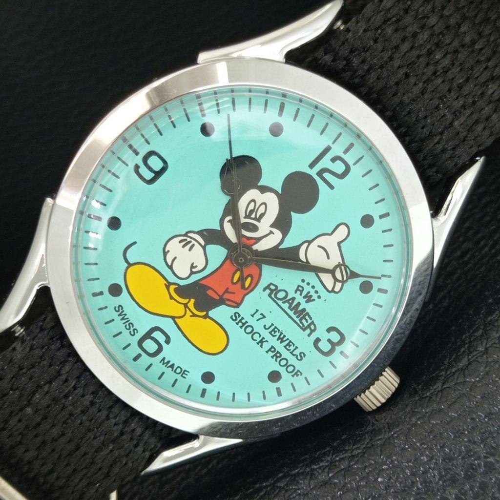 

VINTAGE HAND-WINDING SWISS MENS REFURBISHED SEA GREEN COLOR DIAL WATCH a707246-1