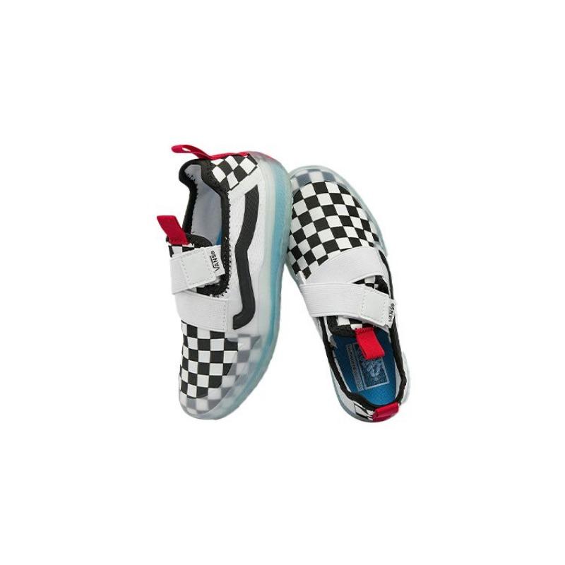 Vans Strker Ultimatewaffle Mesh Canvas Casual Low Top Kids Skate Shoes Black White For Little & Big Kids VN0A4UVY5GU