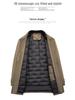 Men's Lightweight Business Casual Down Jacket - Warm Autumn/Winter Outerwear for Middle-Aged/Elderly