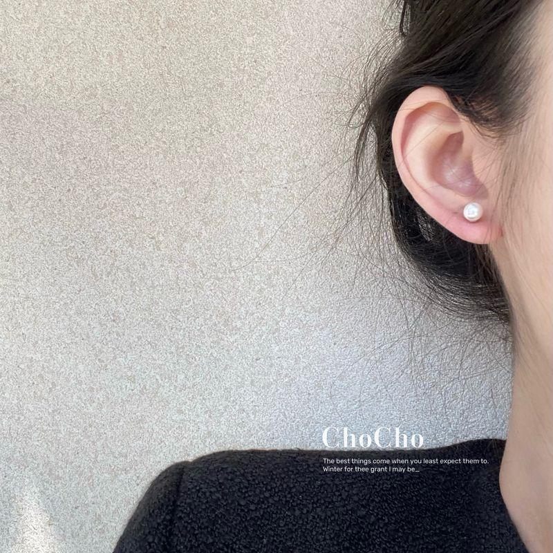 

INS Procurement Service of Korean Products 925 Silver Needle Pearl Fritillary Main picture 6mm 925 silver needle