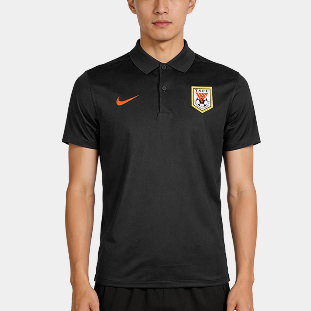 Nike Dri Fit Polo Shirts Men's Black Polo Collar Moderate IQ0520-010