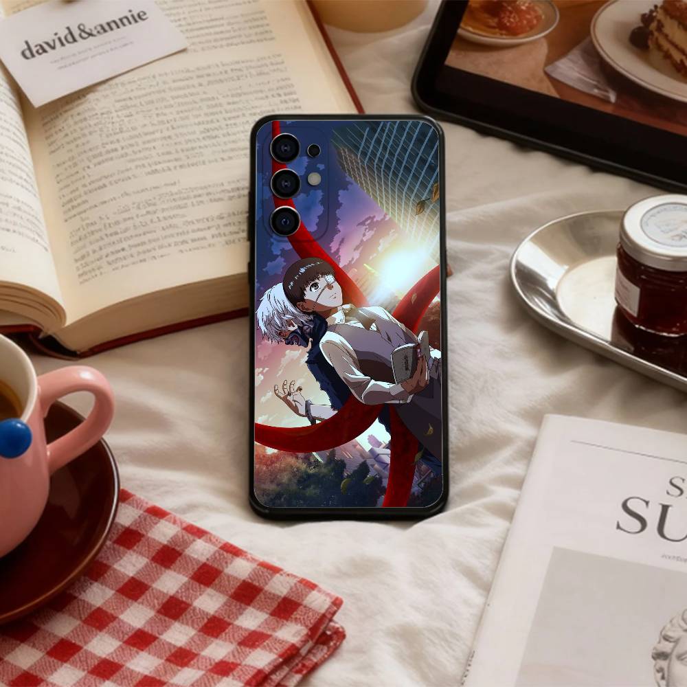 Kaneki Ken T-Tokyo G-Ghoul   Phone Case For Samsung S 25,24,23,22,30,21,10,9,Ultra,Plus,Lite,FE,4,5 G Soft Black Case