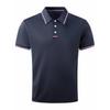 Men's Casual Polo Shirt Button Solid Color Versatile T-shirt