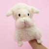 Takeoff Hand Puppet Sheep Ivory Soft Plush Toy for Kids