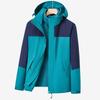 Herren- und Damen-Drei-in-Eins Abnehmbare Outdoor Wasserdichte Kletterbekleidung Frühling und Herbst Outdoor Winddichte Kletterbekleidung Jacke