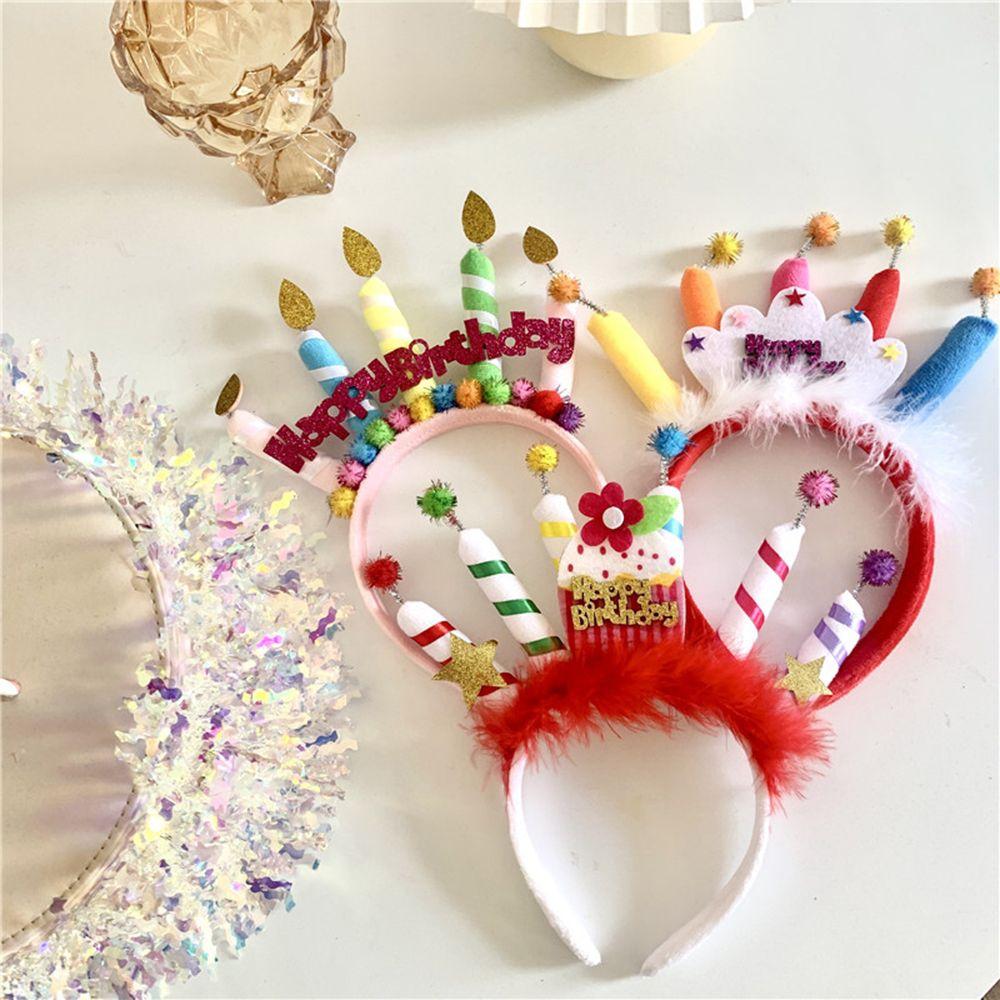 Headwear Headdress Crown Women Hair Hoop Hair Accessories Korean Style Headband Birthday Hairband