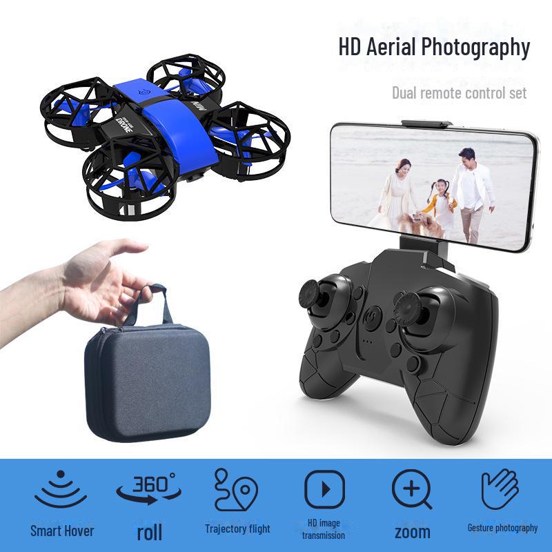 Lingke Advanced Mini-Drohne mit Kamera – Schwarz, ferngesteuertes Spielzeug für Kinder