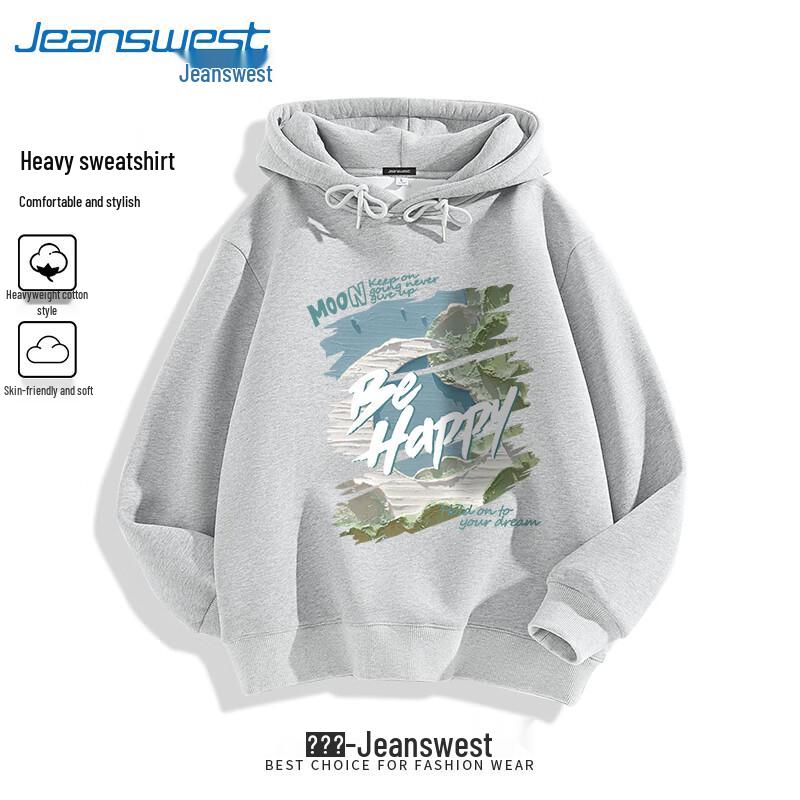 Jeanswest Unisex Oil Painting Hooded Sweatshirt
