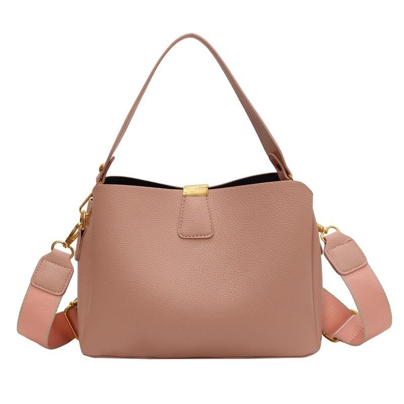 Small Water Bucket Bag For Women With Pu Material And Zipper Closure For Daily Use