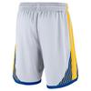 Nike X NBA Collaboration Swingman 2024/25 Warrior FA24 Elastische Bequeme Buchstaben Basketballshorts Unisex Shorts Weiß FQ4108-100