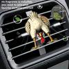 2D flacher Hühnchen Auto-Lüftungsclip dekorativer Diffusor (Duftstoffe nicht enthalten), Auto-Innendekoration, Aromatherapie-Clip, ideal als Weihnachtsgeschenk