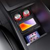 For Tesla Model Y Juniper 2025+ Center Console Storage Box Car Central Lower Layer Tray Silicone Organizer Accessories Tidying