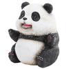 Panda Figurine Cute Lifelike Sturdy Resin Panda Animal Figure Ornament for Home Office Desktop