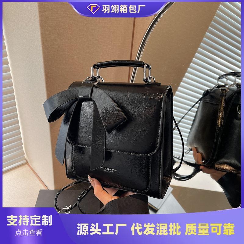 Fashion Niche Design Bow Backpack Women's New High-end Travel Backpack