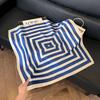 New 71 * 71cm Korean version small square scarf women's silk scarf spring and summer thin sunscreen scarf neck protection tied bag headband scarf