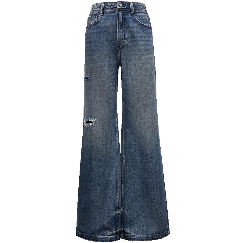 ONLY Women's 2025 Spring Ripped Flared Jeans