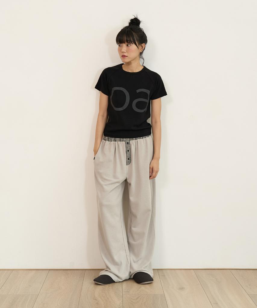Ouas Checkered Sweatpants (Gray)