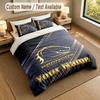 Bedding Set 1 Duvet Cover 2 Pillowcases Brisbane Broncos Print Soft Bed Linen Bedroom Decor