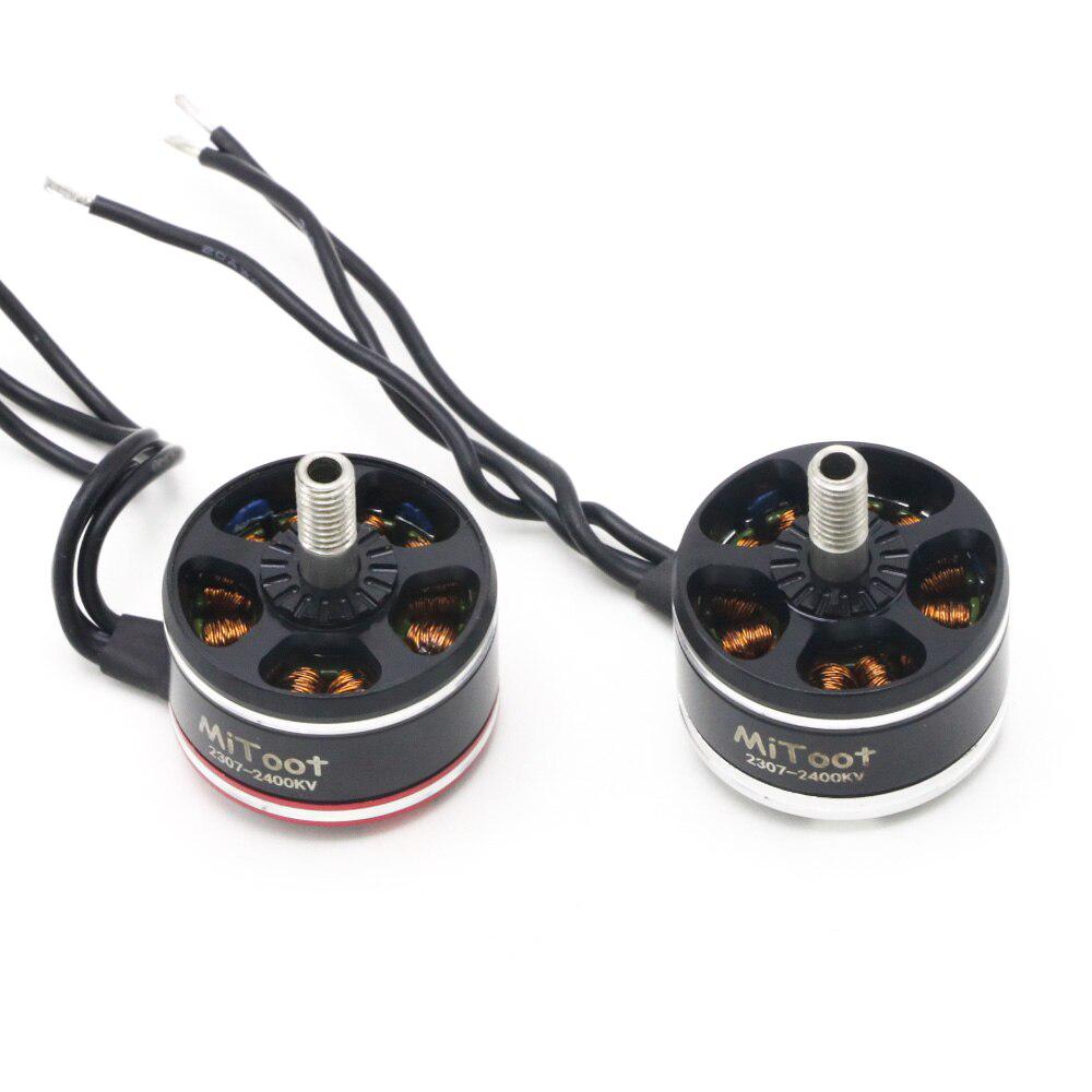 4set/lot Mitoot R2307 2400KV 2-5S Brushless Motor For X220 250 280 300 RC Drone FPV Racing