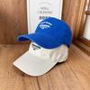 American casual washed soft top baseball cap early autumn embroidery old cap widened brim couple outdoor outing