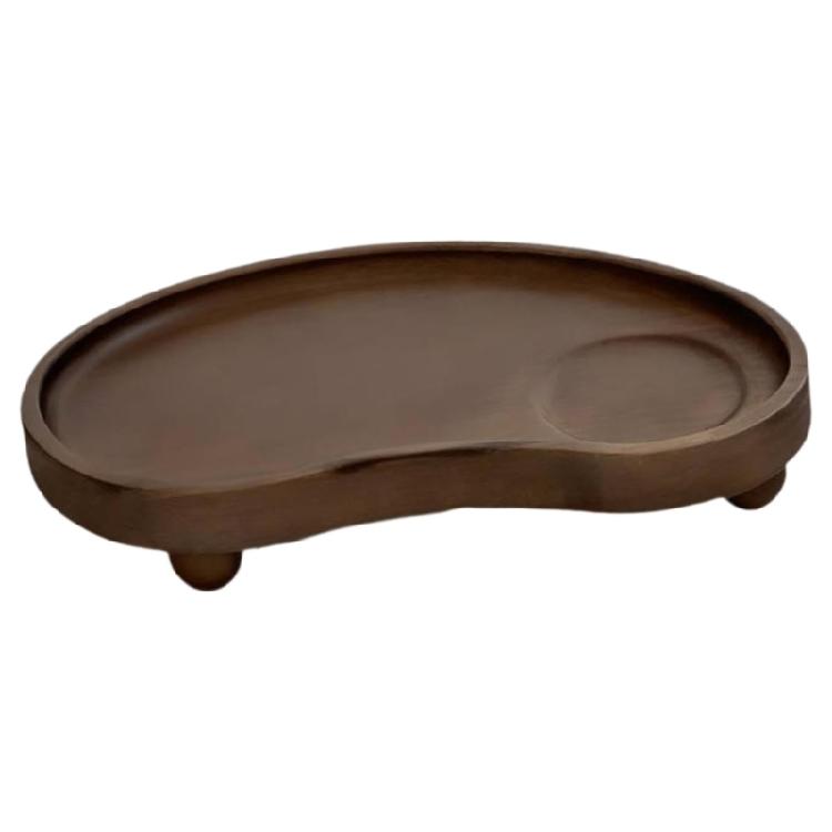 

Versatile Wooden Decorative Tray Elegant Coffee Cup Holder Suitable For Holding Tea Sets Candle And More 1