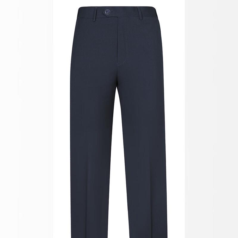 Luomeng Men's Cool Straight-Leg Formal Trousers LKMX101