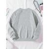 Cute Halloween Girl Creative Ghost Print Sweatshirt - Comfortable Long-Sleeve Round Neck for Autumn And Winter