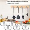Wall-Mounted And Easy to Install Hanger Suitable for Hanging Robes, Towels, Keys, Jackets, Clothes, Hats, And More