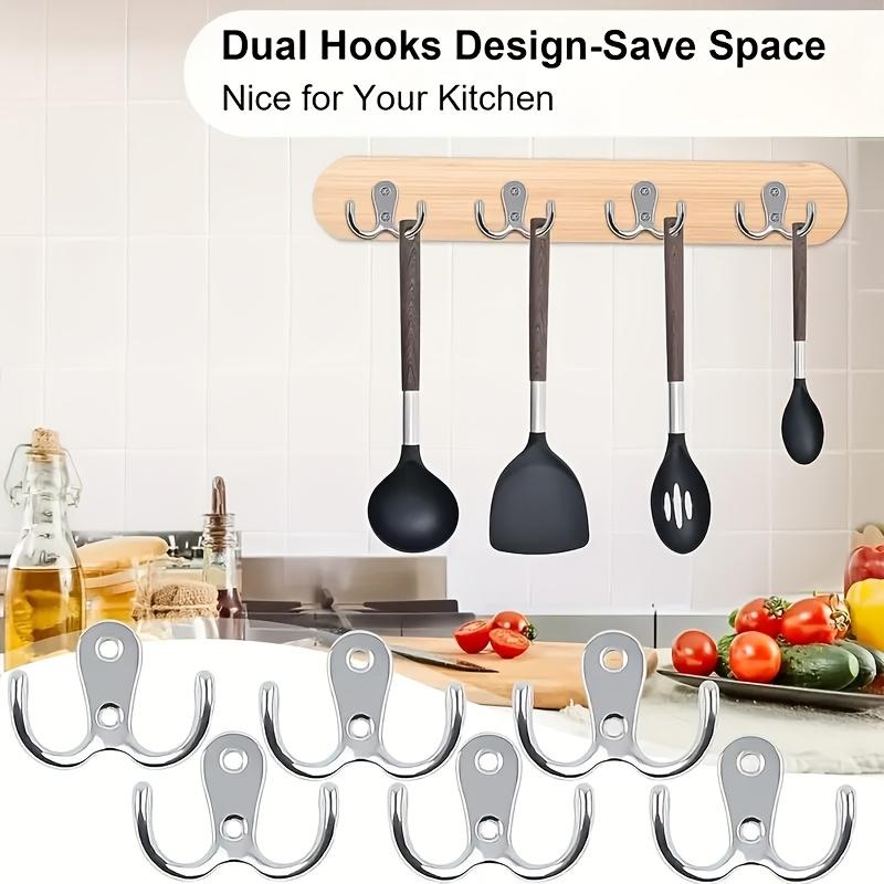 Wall-Mounted And Easy to Install Hanger Suitable for Hanging Robes, Towels, Keys, Jackets, Clothes, Hats, And More