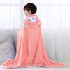 Baby Hooded Bath Towel - Super Absorbent Microfiber Cartoon Cloak, Soft Infant Bathing Wrap with Cute Animal Designs