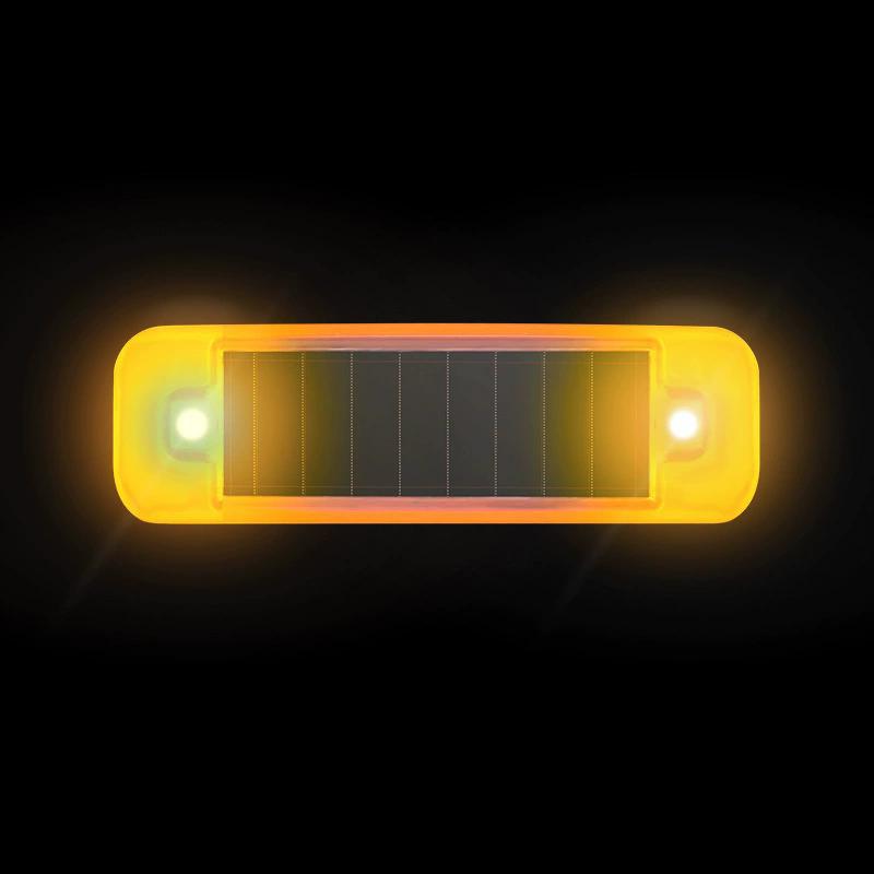 Mini LED Solar Power Car Warning Light Night Security Simulated Alarm Wireless Anti-Theft Caution Lamp Flashing Dummy Alarm Lamp