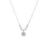 Sugar Cube Necklace for Women Light Luxury Niche High-end Small Square Diamond Pendant Korean Simple Design Birthday Gift for Best Friends