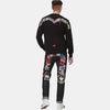 Evisu Letter Logo Cartoon Pattern Printed Pullover Round Neck Sweatshirt Unisex sweatshirt Black 2ESMOM2SW450XXCT