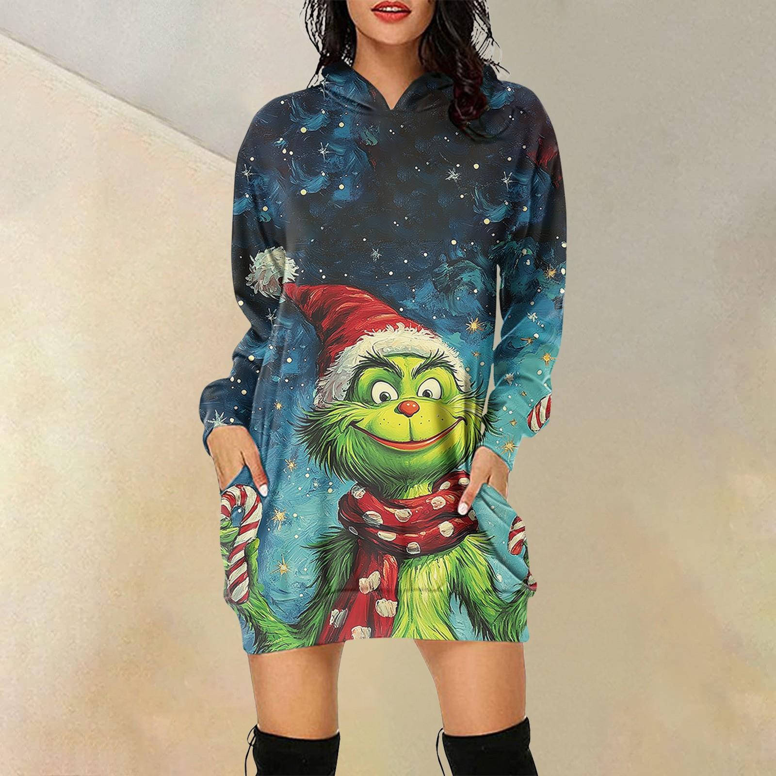 

Women s Casual Fashion Long Sleeve Printed Hooded Pullover Sweatshirt XXXL