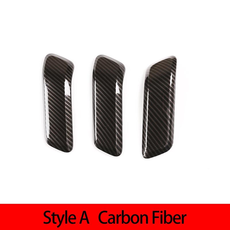 

LHD RHD ABS Carbon fiber Car Door Inner Door Handle Decorative Cover Sticker Accessories For Land Rover Defender 110 2020-2026