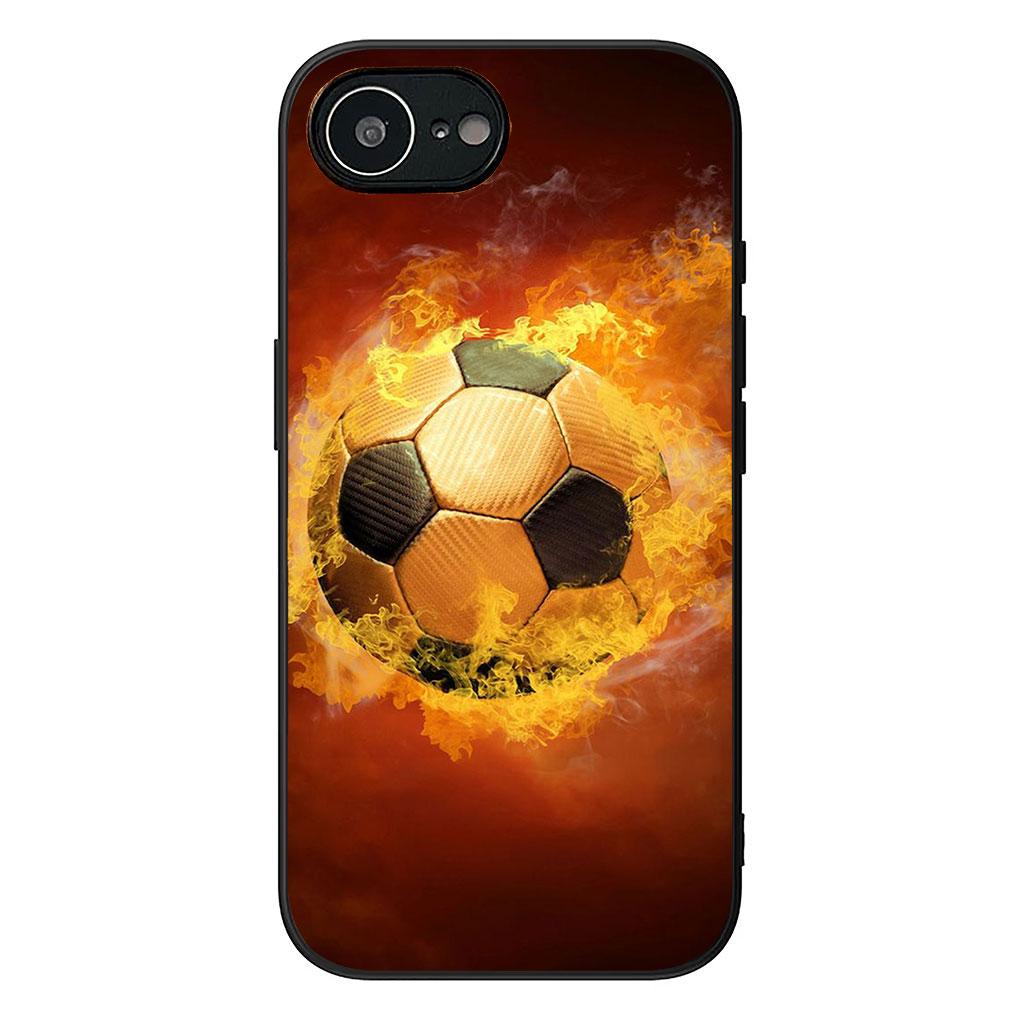 Soft Cover for Samsung Galaxy S22 S21 S20 FE Ultra Plus A35 A36 A55 A37 A33 A34 A57 Coque Phone Case Sunset Football Fans