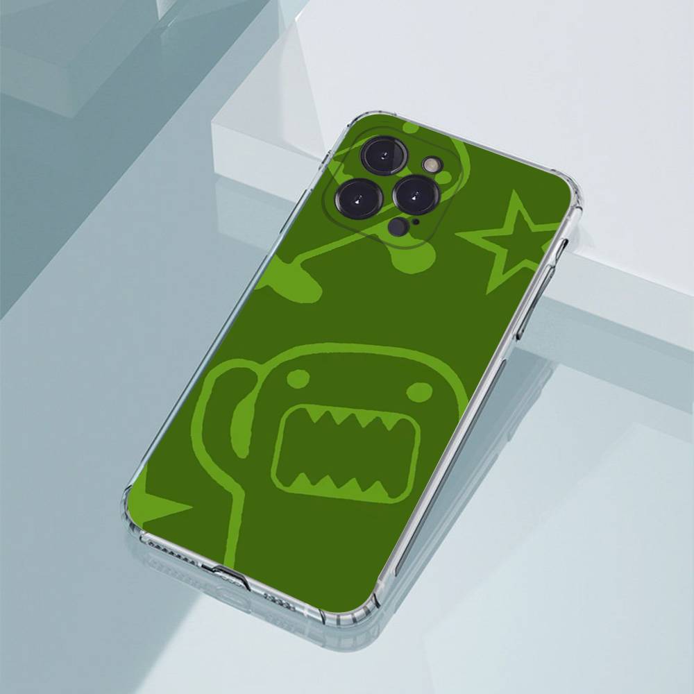 Cute Domo-kun Phone Cases For iPhone17,16,15,14,13,12,11,Pro,Max,Plus Luxury Camera Protection Plastic
