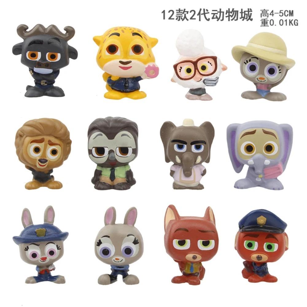 

Amazing Zootopia Animals Action Figure Toys Rabbit Judy Hopps Fox Nick Wilde Movie Kids Gift Collection Figures pack by bag